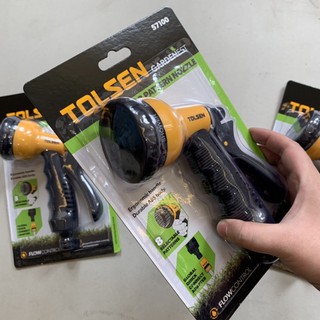Vòi xịt nước, xịt tưới cây, rửa xe 8 chế độ phun Tolsen chính hãng