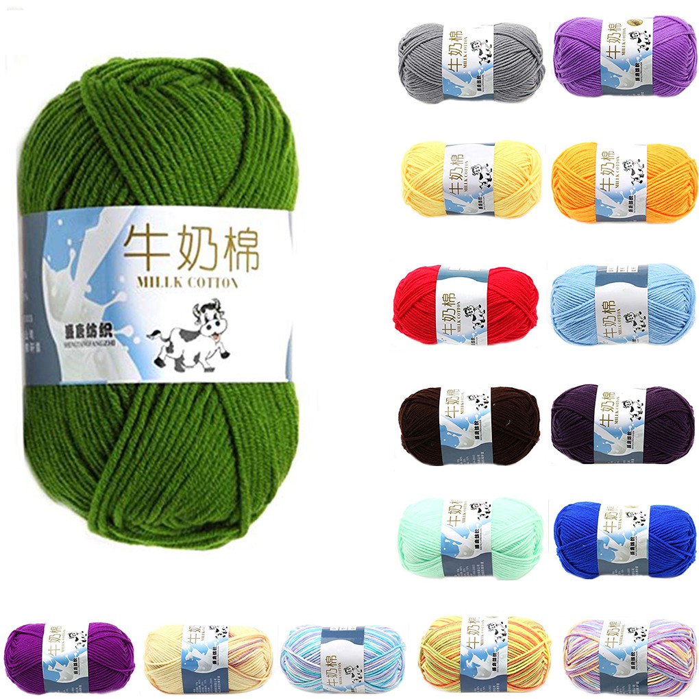 Phụ kiện dây cotton để đan len cho trẻ em chơi tiện dụng