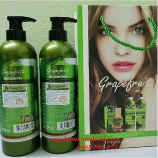 Cặp dầu gội xả grapefruit bưởi trị rụng tóc cao cấp - 850ml