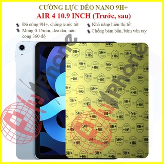 Dán cường lực dẻo nano trước, sau iPad Air 4 10.9 inch 2020