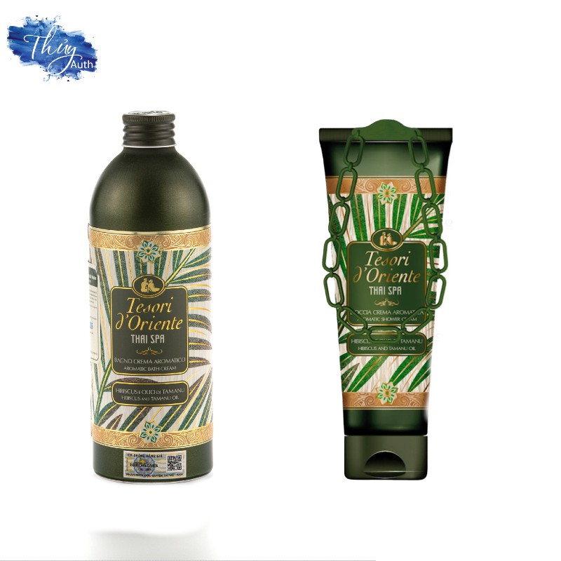 [ HÀNG CHÍNH HÃNG ] Sữa Tắm Nước Hoa Ý Cao Cấp Tesori d'Oriente Hoa Dâm Bụt và Tinh Dầu Tamanu - Thai Spa 250ml_500ml