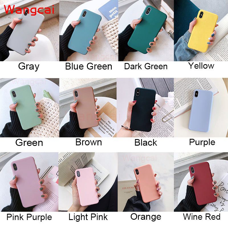 Samsung Galaxy A02 A02S M02S A32 4G 5G Phone Case Candy Color Colorful Plain Matte Fresh Simple Cute Soft Silicone TPU Casing Case Cover