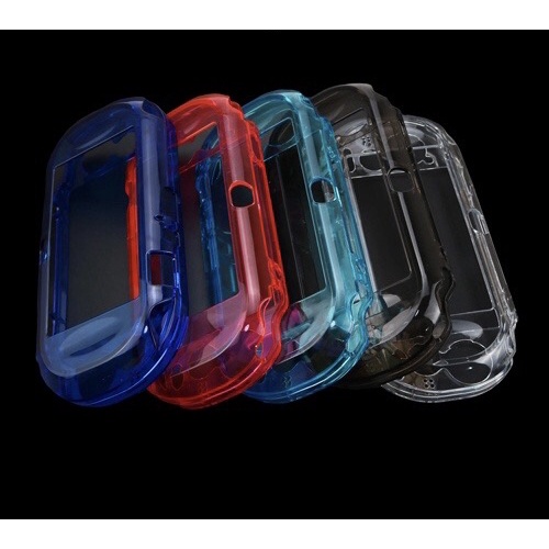 Case ốp trong suốt nhựa cứng nhiều màu sắc cho máy chơi game Sony PS Vita 2000