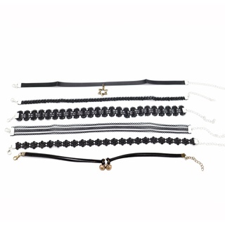 Vòng Cổ Choker Ren Màu Đen Độc Đáo
