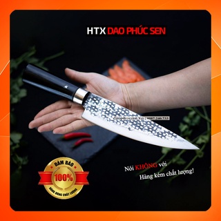 Dao lọc thái hoa văn htx dao phúc sen g17tm thái thịt rau củ 21cm