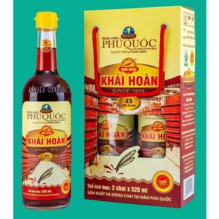 Nước mắm phú quốc khải hoàn 43 độ đạm