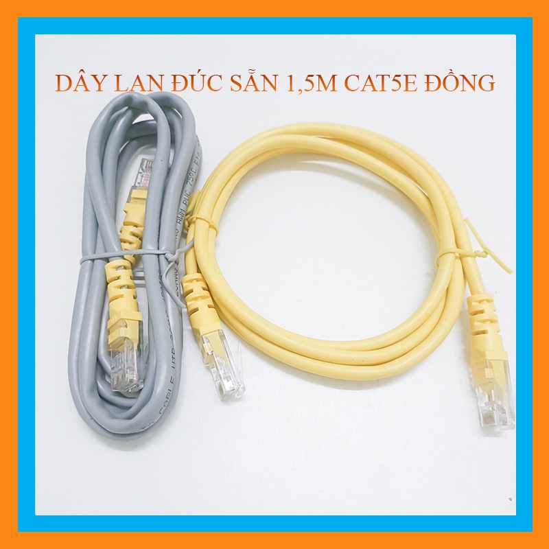 Dây mạng bấm sẵn dài 1.5m - Dây cáp mạng lan internet