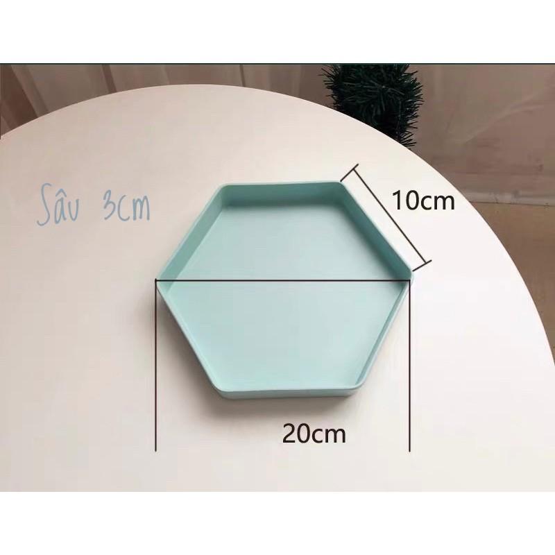 Đĩa ăn dặm sợi tre hình lục giác
