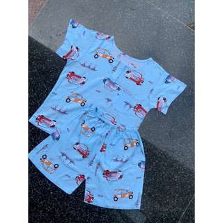 Set bộ hè lanh lụa (dành cho bé trai từ 8-18kg)