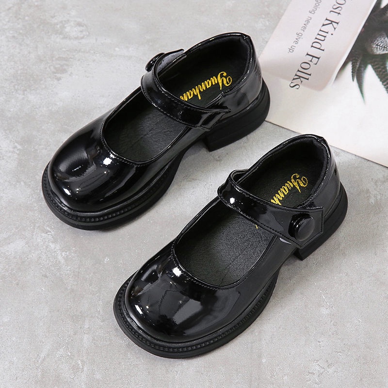 Giày búp bê da phong cách Hàn Quốc cho bé gái