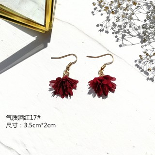 Bông Tai Đỏ Vintage(2 kiểu ngắn dài)