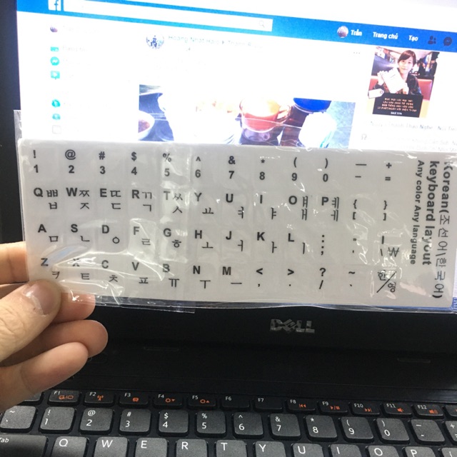 Dán bàn phím tiếng Hàn/ Nhật/ Nga/ Anh