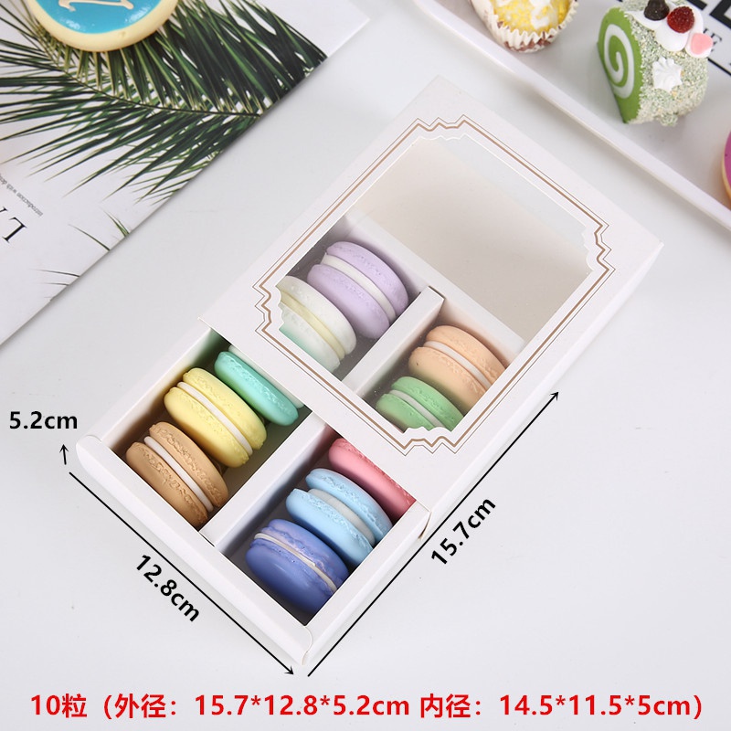 Hộp Đựng Bánh Macaron Bằng Giấy Tiện Dụng