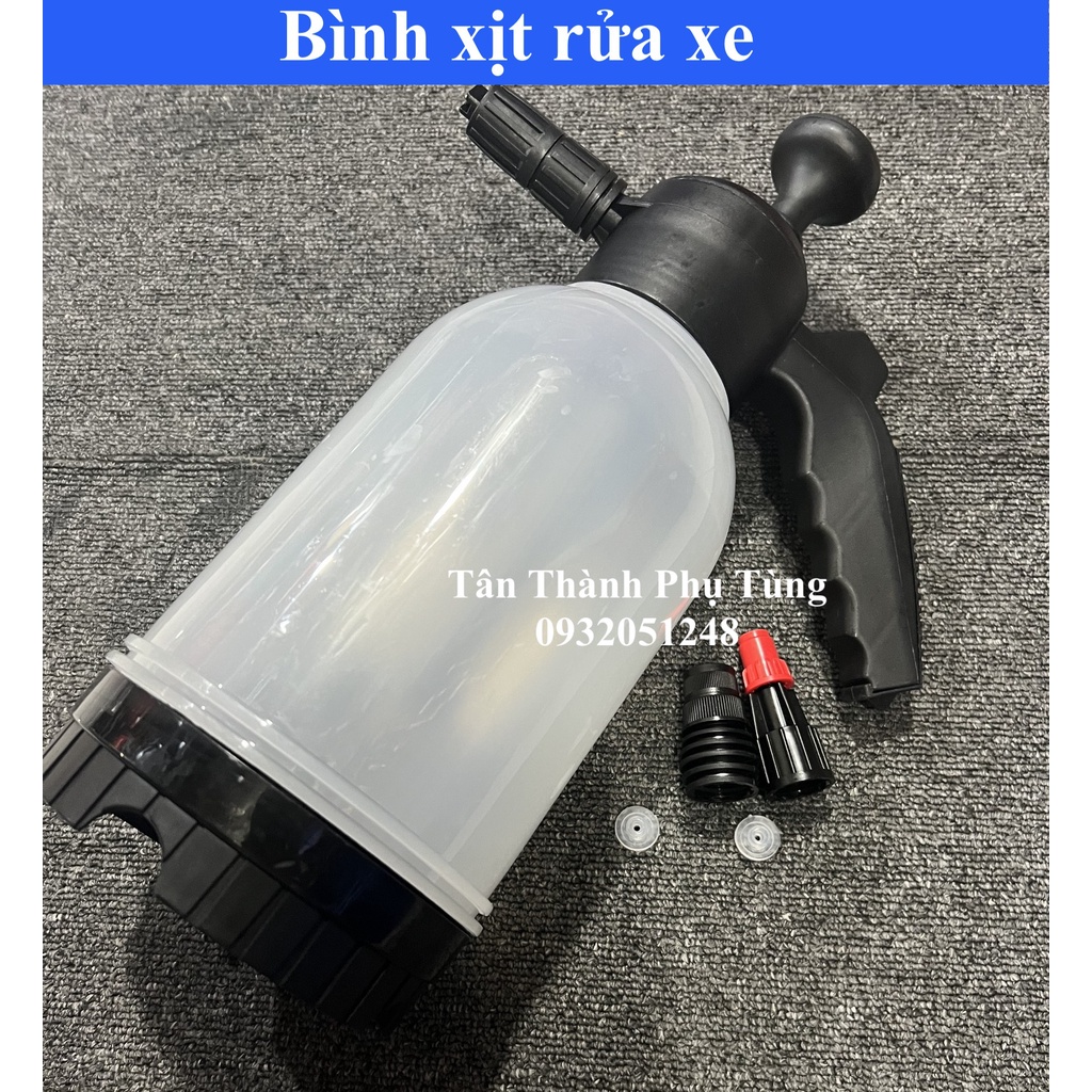 Bình xịt rửa xe máy