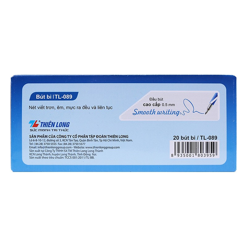 Bút Bi Thiên Long TL-089 - Hộp 20 cây