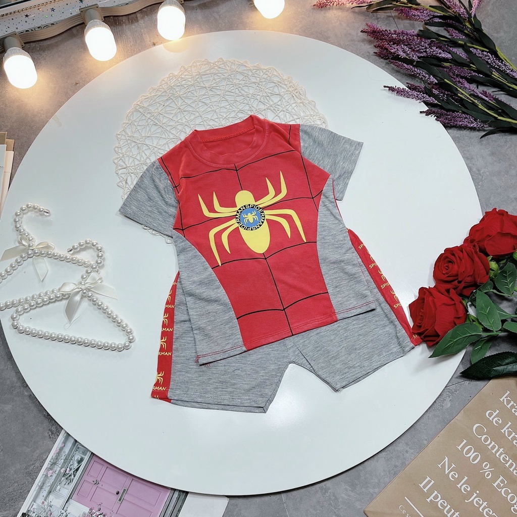 Bộ quần áo siêu nhân đáng yêu cho bé trai, chất đẹp