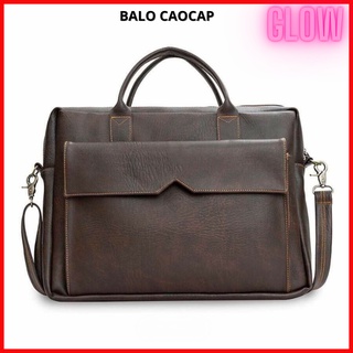 Cặp da công sở đựng latop chống sốc. Mã 02