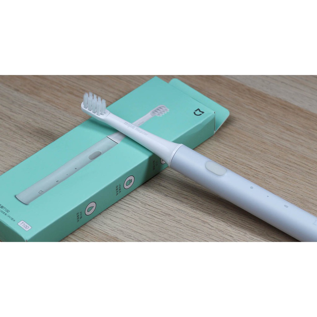 Bàn chải điện thông minh Xiaomi Mijia T100 bảo vệ nướu kháng nước IPX7 pin siêu bền có bán rời đầu bàn chải VT164