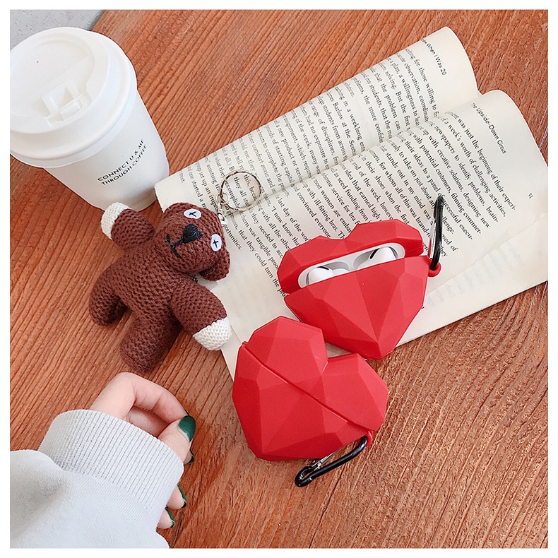 Vỏ Bảo Vệ Hộp Sạc Tai Nghe compatible AirPods Pro 3 3rd/20 2018 Chuyên Dụng Ốp