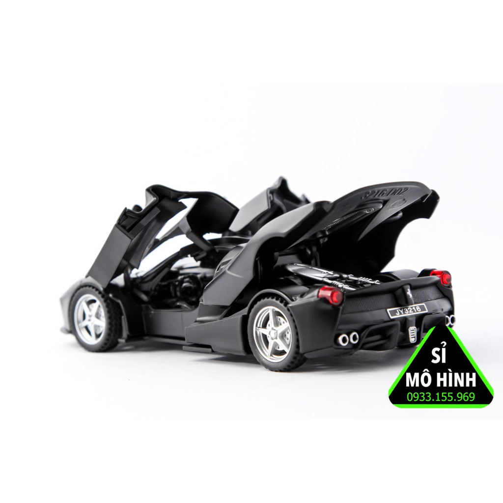 [ Sỉ Mô Hình ] Mô hình xe Ferrari LaFerrari 1:32 Đen mờ