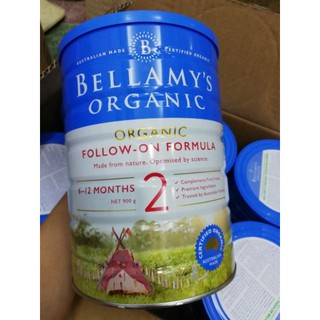 Sữa bột Bellamy's Organic số 2 - hộp 900g (dành cho trẻ từ 6-12 tháng tuổi)