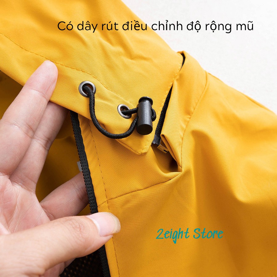 Áo khoác gió nam nữ 2 lớp cao cấp chống nước, cản gió, ngăn tia UV - AKG