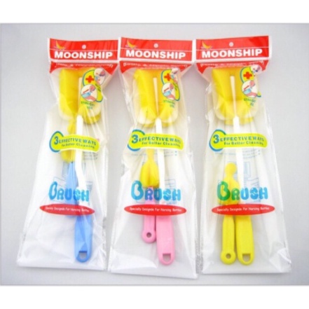 Set Cọ Bình Sữa Cốc Chai MOONSHIP 4 chi tiết