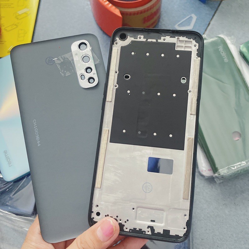 Vỏ sườn Realme 7 pro / 7 / 7i / C17 / realme 7pro , keo dán t8000