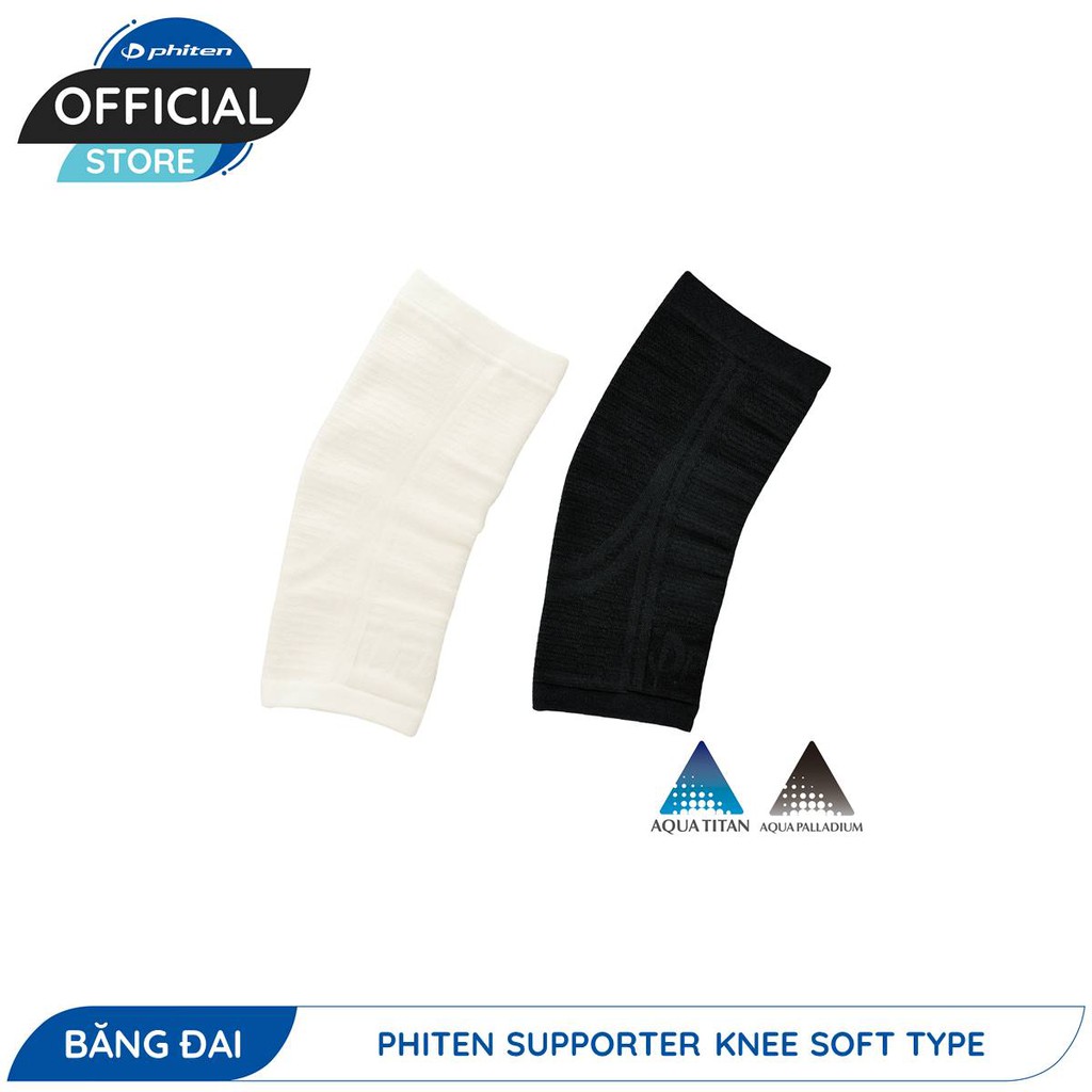 Đai Bảo Vệ Gối Phiten Supporter Knee Soft Type (Loại Mềm)- AP170014/AP170016/AP170114/AP170116