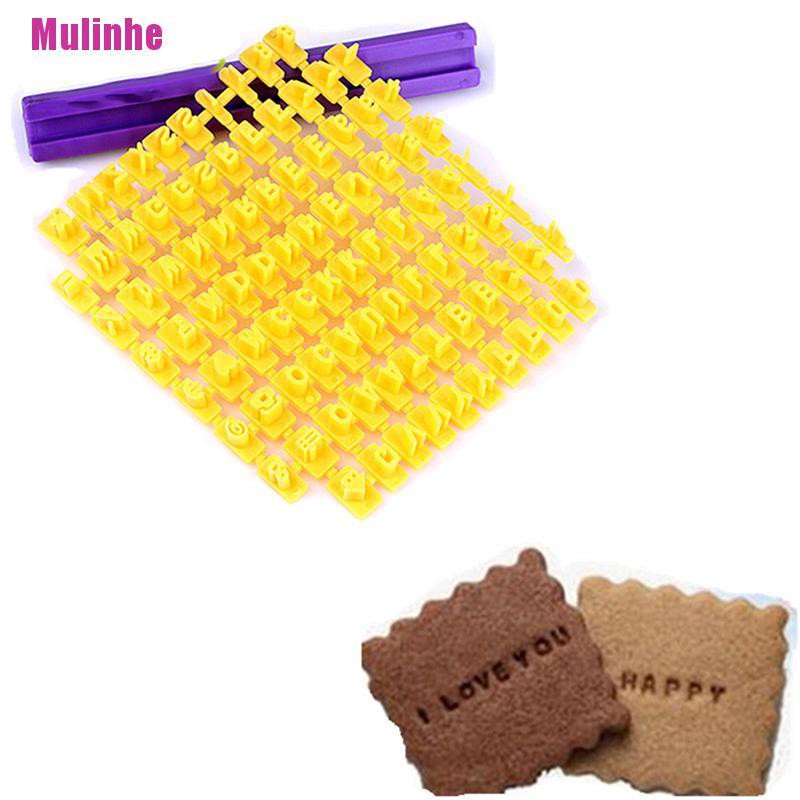 Khuôn cắt bánh quy/socola hình số và chữ cáo thời trang
