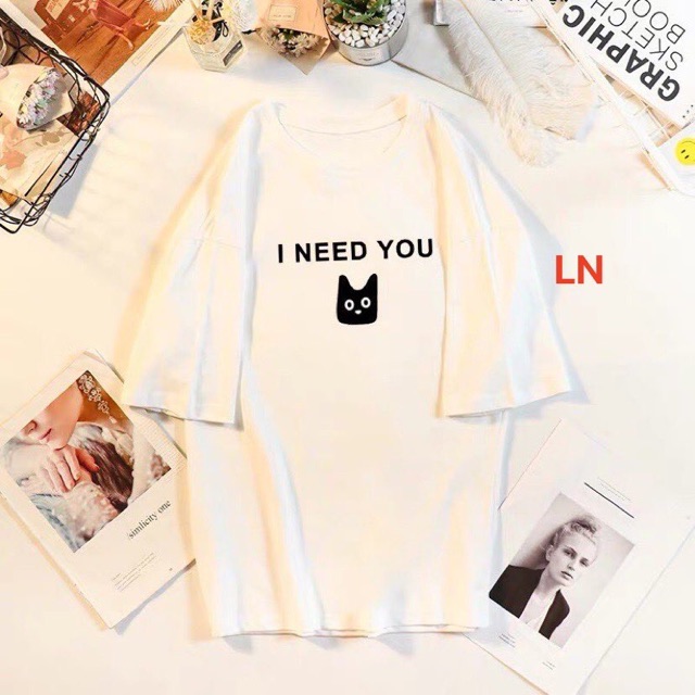 BST Áo mèo I Need You DAN876 siêu đẹp