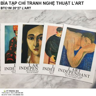 BÌA TẠP CHÍ 1 MẶT 20x27cm POSTER PHỤ KIỆN CHỤP ẢNH BTC1M20x27-01,2,3,4