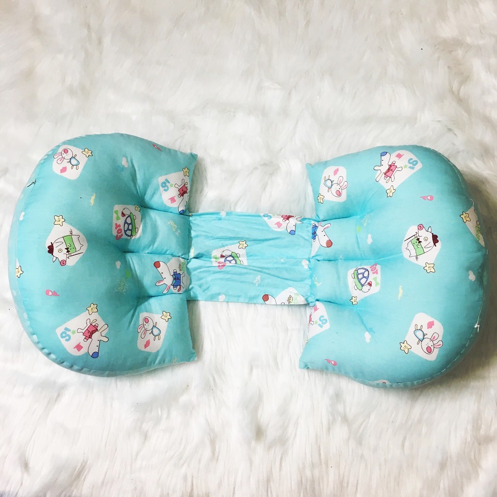 Gối Bầu Cao Cấp MonMon Tặng vòng Dâu Tằm Cho bé( Loại Lớn)