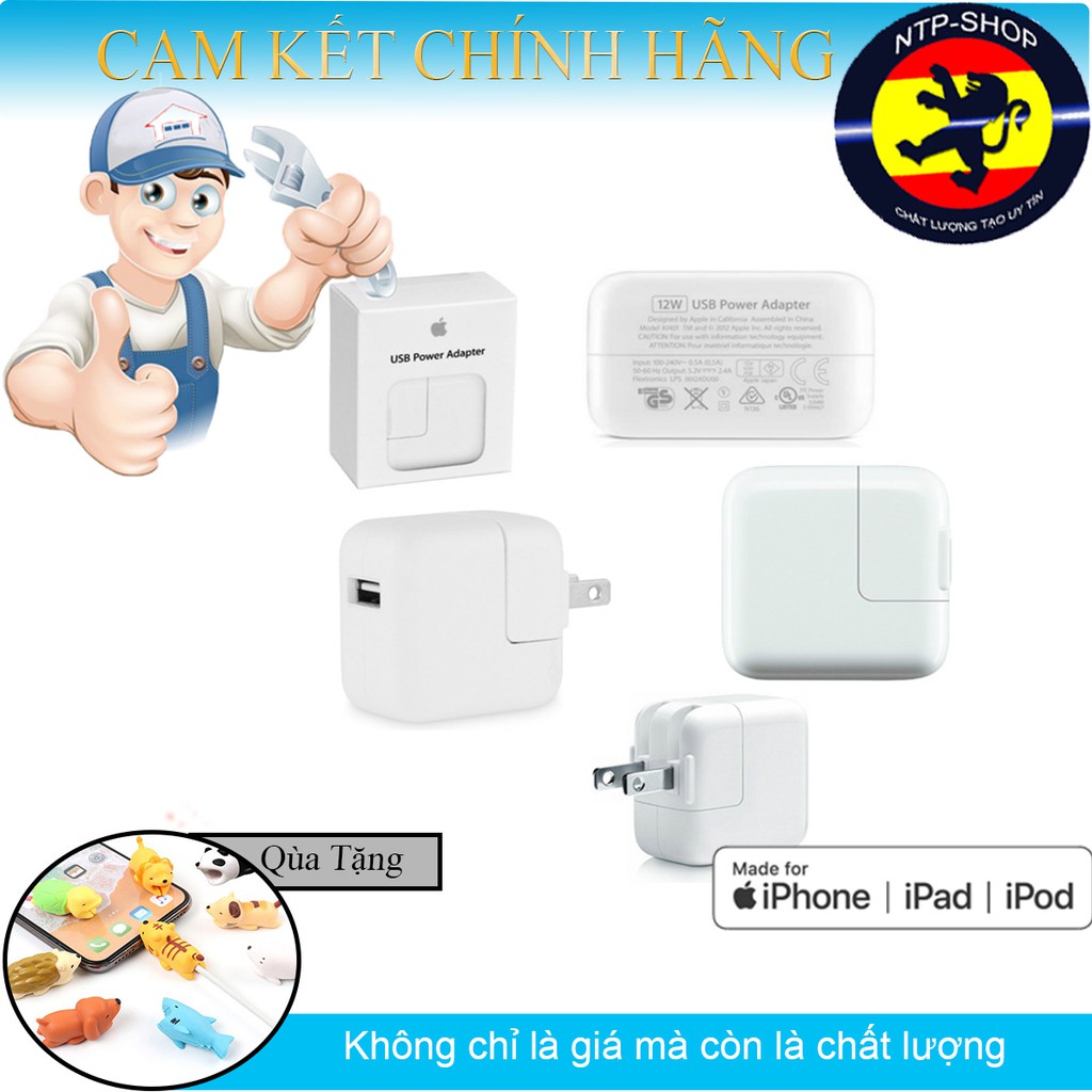 [BH 6 tháng] Củ Sạc iPad 12W Chính Hãng