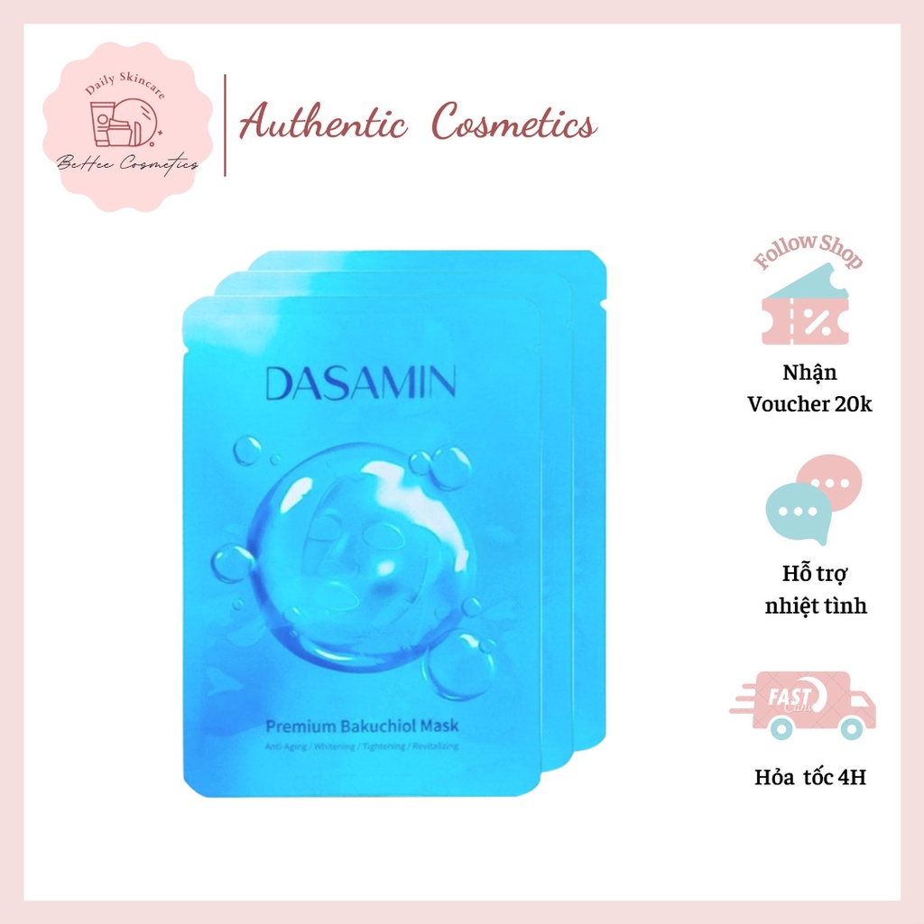 Mặt Nạ Dưỡng Da Căng Bóng Dasamin Premium Bakuchiol