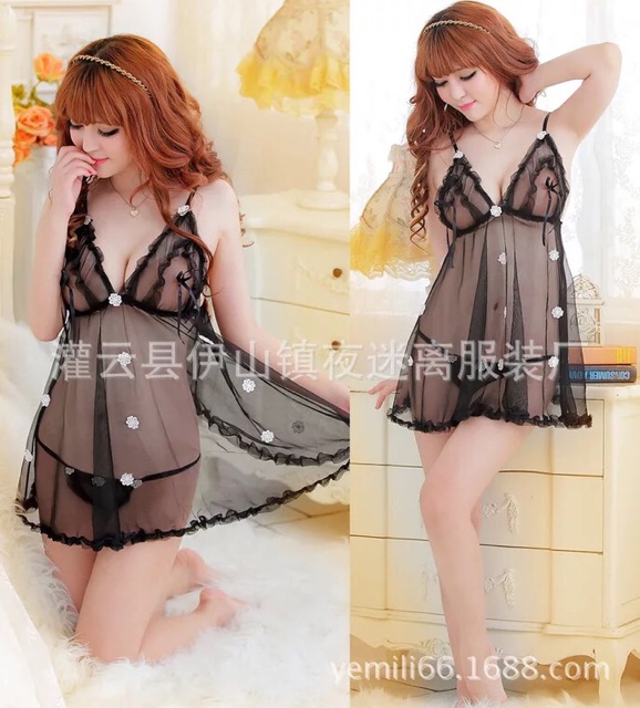 Váy ngủ ren gợi cảm đồ ngủ trong suốt áo ngủ Nhật Bản | BigBuy360 - bigbuy360.vn