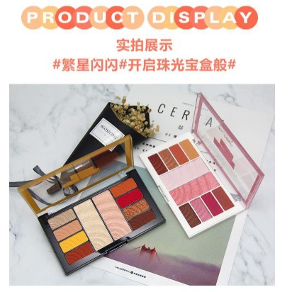 Phấn Mắt Novo 3in1 Ornate Kiêm Bắt Sáng Và Má Hồng Hàng Nội Địa Trung | BigBuy360 - bigbuy360.vn