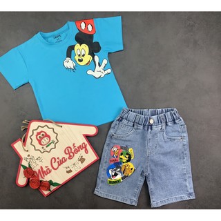 Áo thun bé trai in hình Mickey