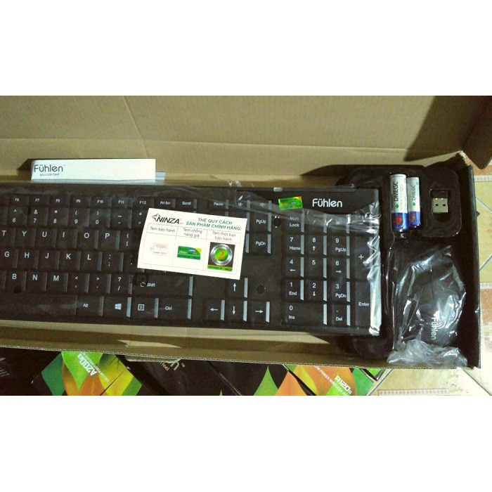 Bộ Bàn Phím Và Chuột Không Dây Fuhen-Bảo Hành 12 Tháng | BigBuy360 - bigbuy360.vn