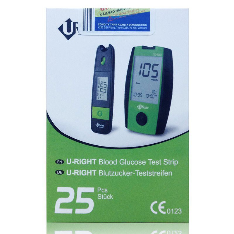 Que thử đường huyết Uright dùng cho máy TD4265, 4267