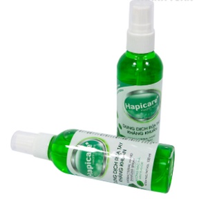 Dung Dịch Rửa tay Hapicare hương Trà xanh,Bạc hà (chai xịt mini 100ml và chai lớn xịt khuẩn 500ml) | BigBuy360 - bigbuy360.vn