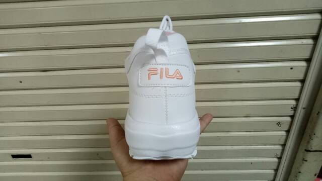 Giày Thể Thao Fila Disruptor Ii 2 Màu Trắng Hồng Cho Bé Gái