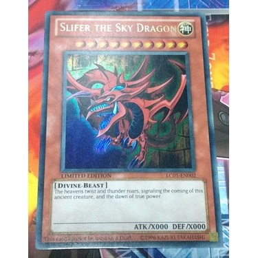 Bài Yugioh - Slifer The Sky Dragon LC01 YGLD LDK2  # Thiên Không Long Osiris