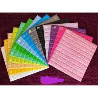 Xốp Dán Tường Giả Gạch 3D - Khổ Lớn 70x77cm
