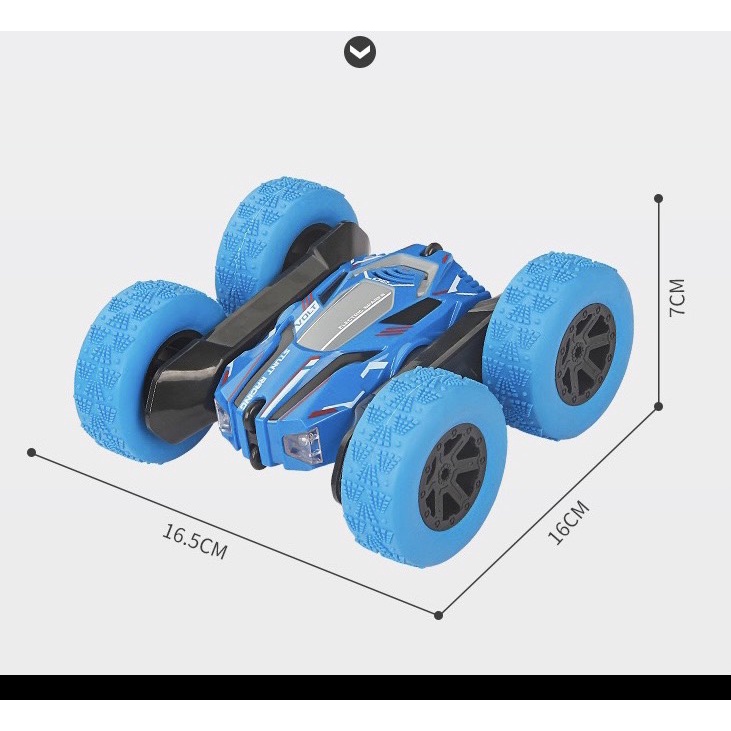 Xe ô tô điều khiển từ xa 2.4G xoay tròn 360 độ bánh lật thách thức địa hình khó siêu khỏe
