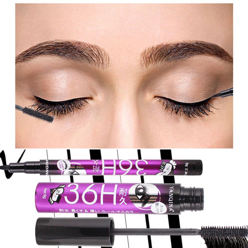 Mascara kết hợp bút kẻ mắt dạng lỏng 2 trong 1 chống nước YANQINA | WebRaoVat - webraovat.net.vn