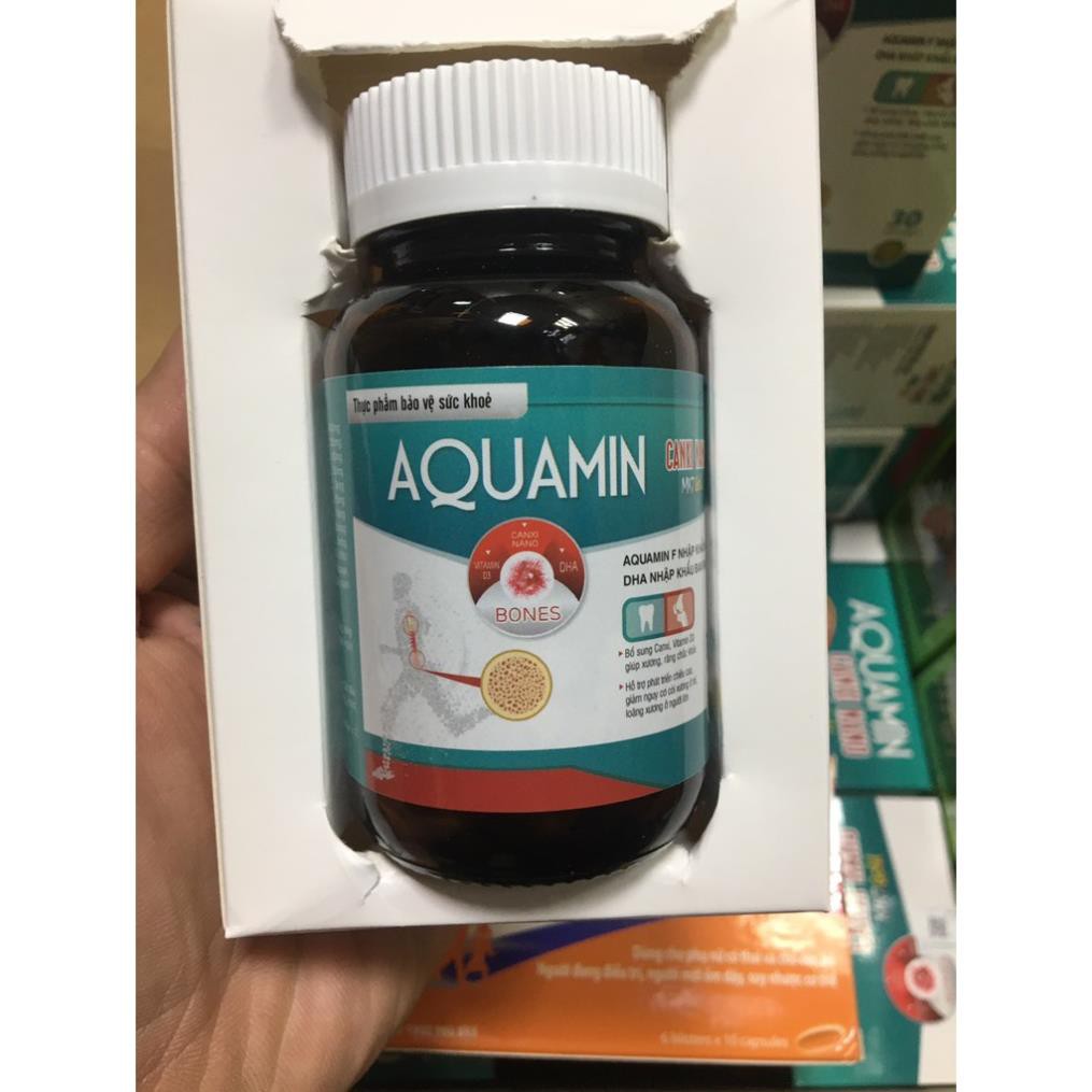 tpcn AQUAMIN CANXI NANO MK7 GOLD - Hộp 30 viên