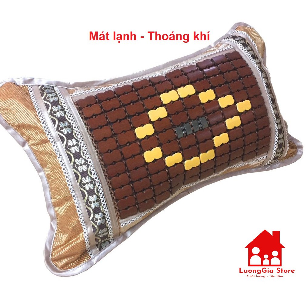 Gối trúc mây mát lạnh thoáng khí-Gối trúc mây hạt cho mùa hè