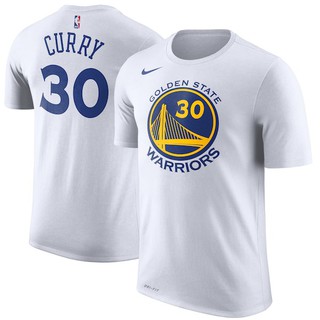 Áo Thun Bóng Rổ Curry NBA Trắng