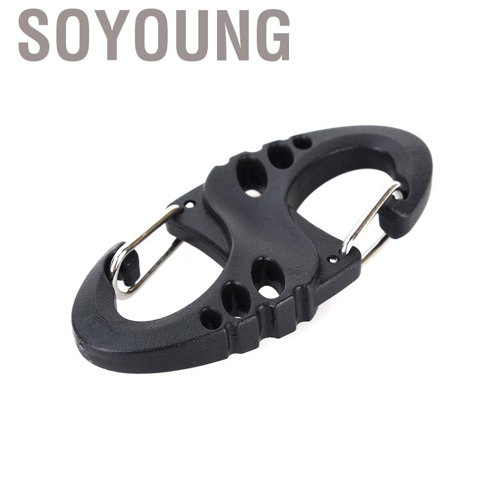 Móc Khóa Chữ S Mini Đen